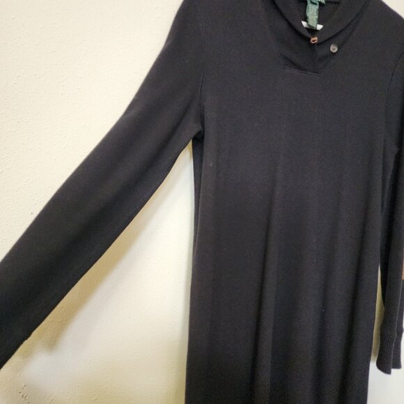 Lauren Ralph Lauren Black Dress with Brown Accents - Picture 2 of 10
